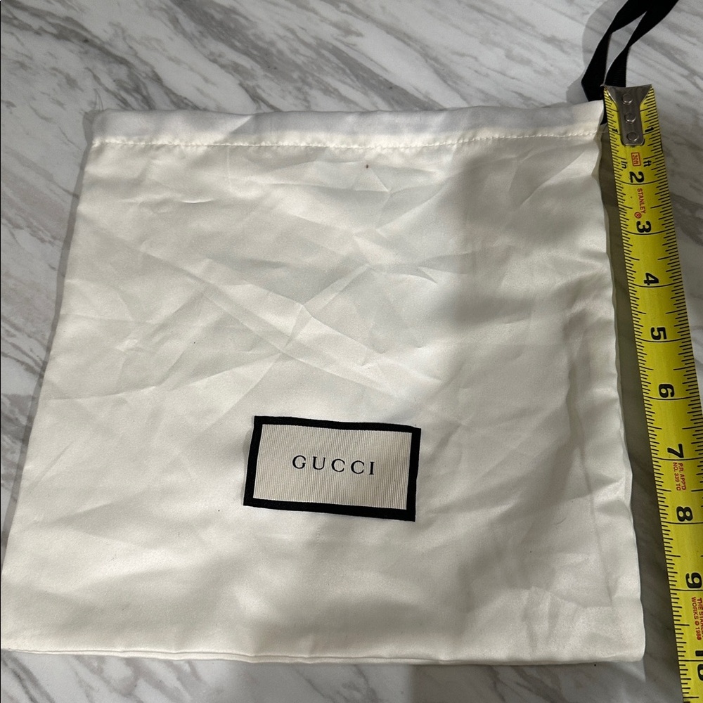 Gucci White Drawstring Pouch - Picture 2 of 3